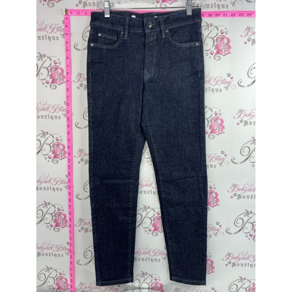 Bootlegger jeans Laurel Dark Wash Straight-Leg Jeans - Classic Denim